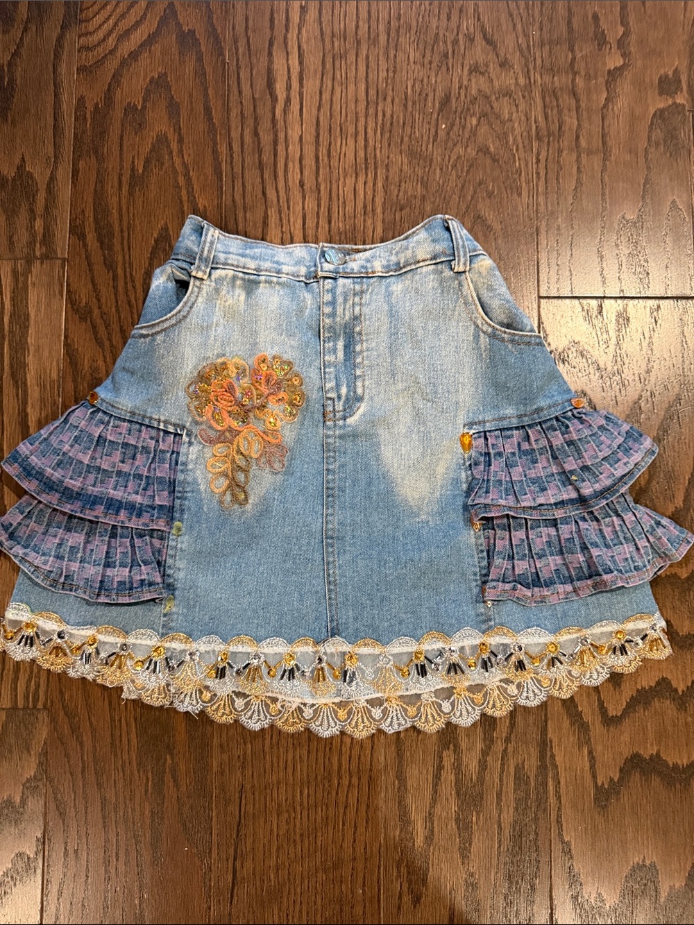 Kids denim skirt